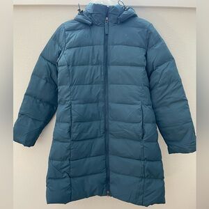 Lands' End Down Jacket (XS, Blue)